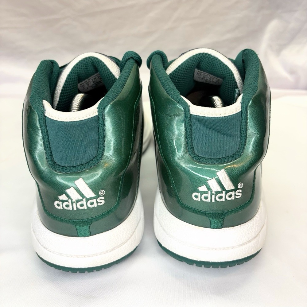 VTG 2002 Adidas Pro Model Mid Basketball Shoes Men's US 11 Green Metallic Y2K - Picture 5 of 16